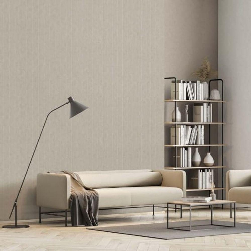 Papel De Parede Sheilas Listrado Marrom 34406 - 1