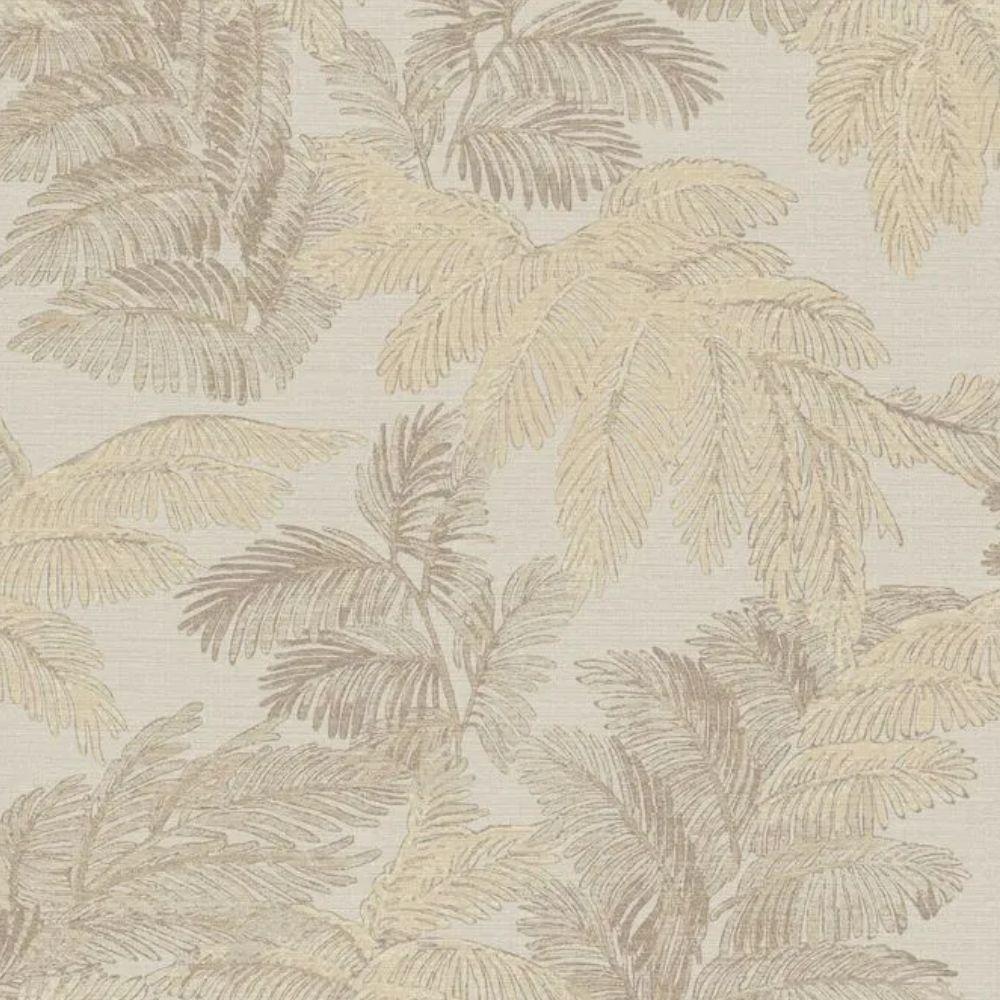 Papel De Parede Thema Folhagem Bege 28813 - 1