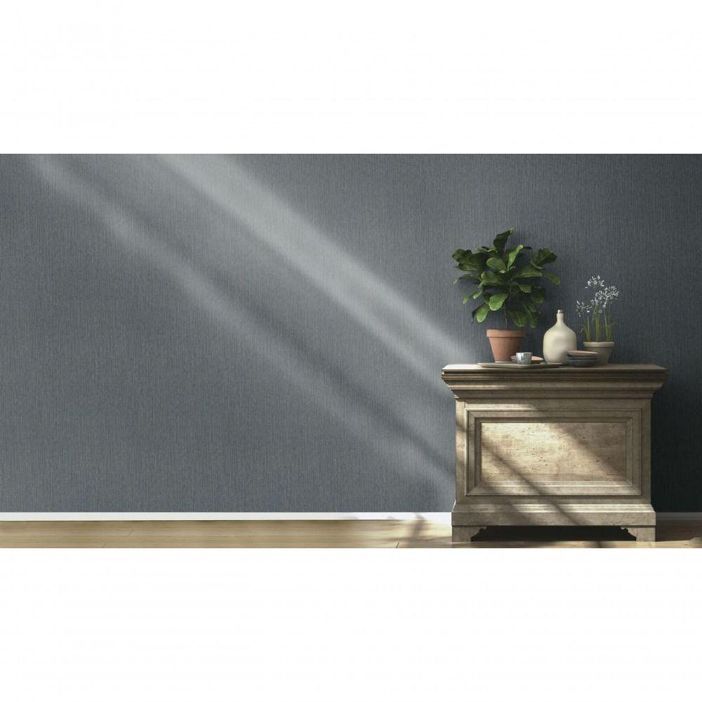 Papel De Parede Barbara Home Têxtil Azul Com Brilho 484281 - 1