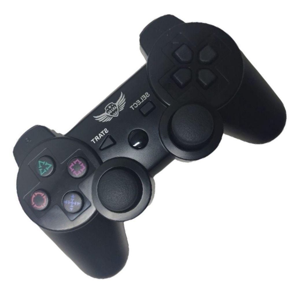 Controle Joystick Sem Fio Play3 Compatível Play 3 Com Logo - 1