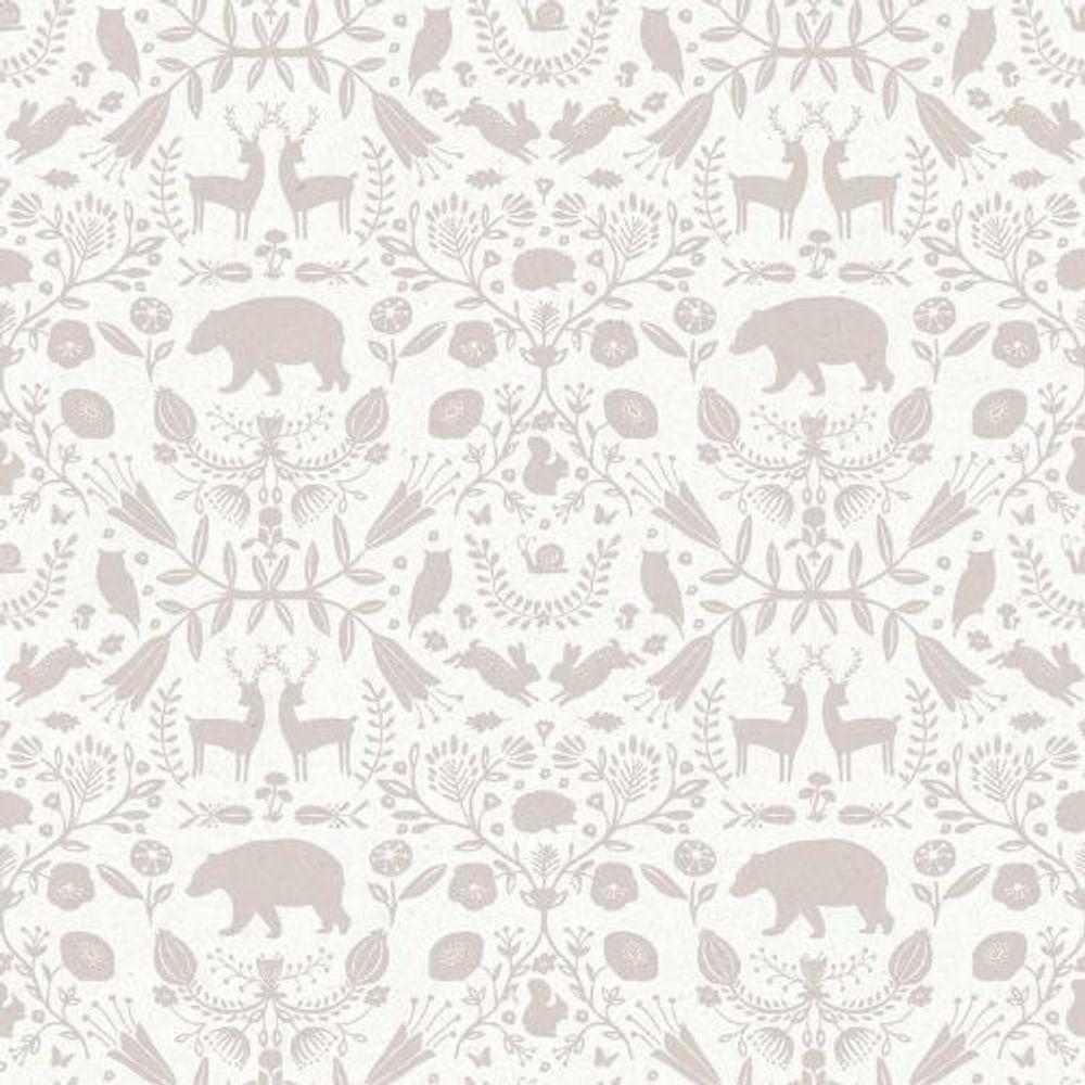 Papel De Parede Minime Infantil Bege 17141 - 1