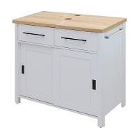 Gabinete Banheiro Com Tampo 2 Pt 2 Gv 85 Cm Bn04 Cinza Dtall - 1