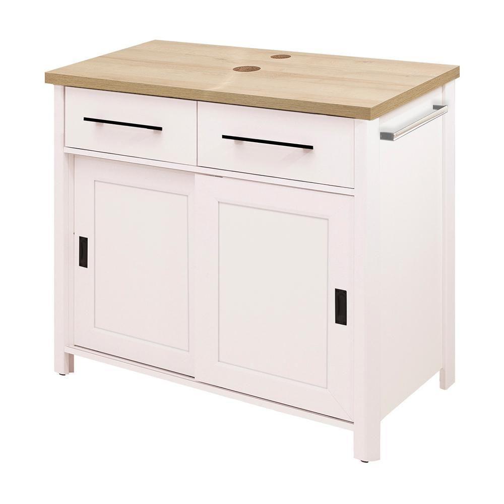 Gabinete Banheiro Com Tampo 2 Pt 2 Gv 85 Cm Bn04 Branco Dtall - 1