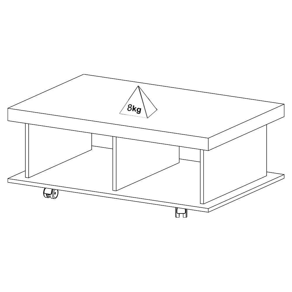Mesa De Centro Para Sala 90 Cm 4632 Cinamomo Arly Cinamomo - 7