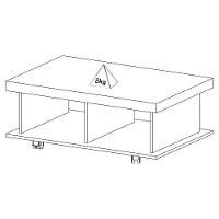 Mesa De Centro Para Sala 90 Cm 4632 Cinamomo Arly Cinamomo - 7