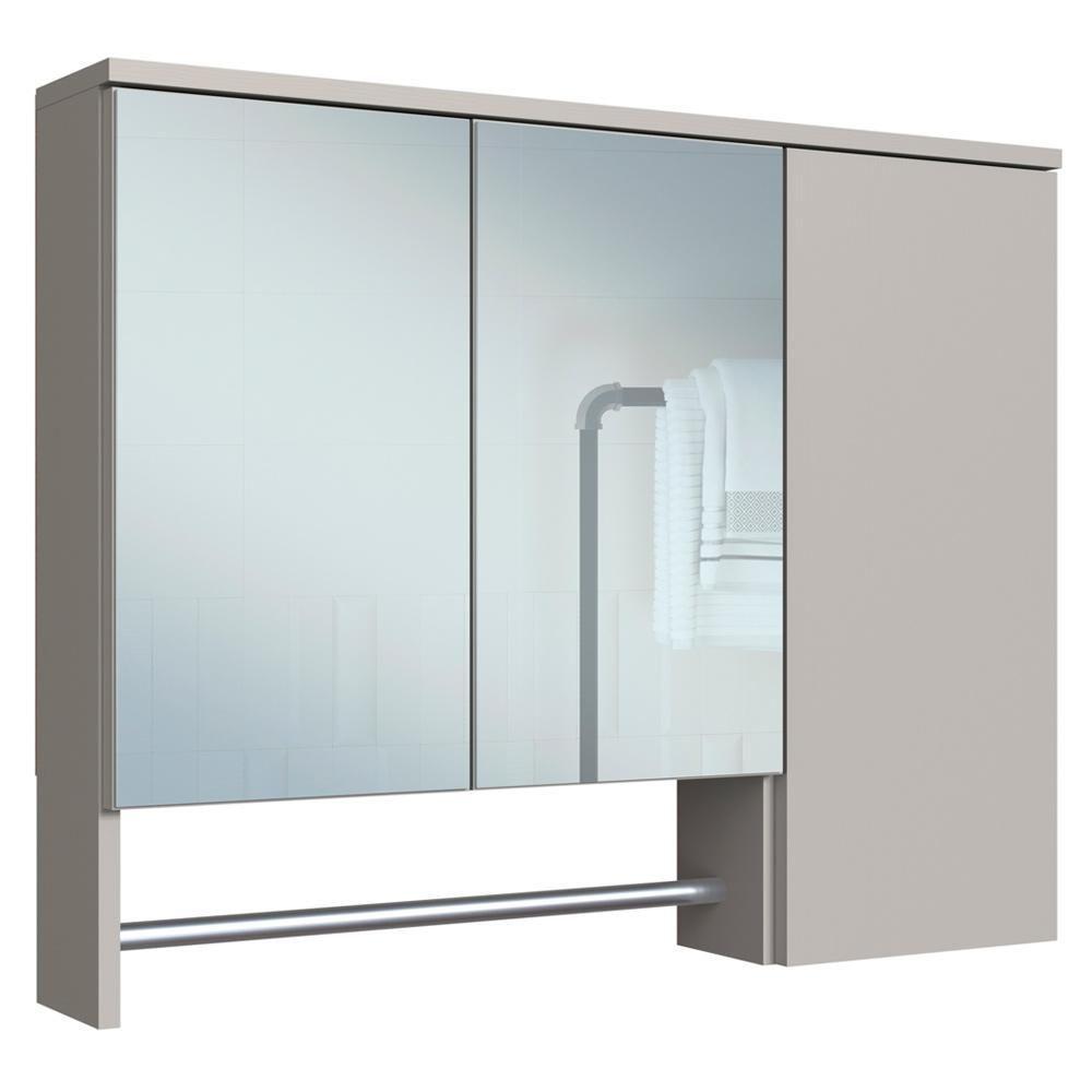 Espelheira Com 3 Portas E Toalheiro 80 Cm Es9000 Mell Arenas Faem Mell Arenas - 9