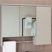 Espelheira Com 3 Portas E Toalheiro 80 Cm Es9000 Mell Arenas Faem Mell Arenas - 2