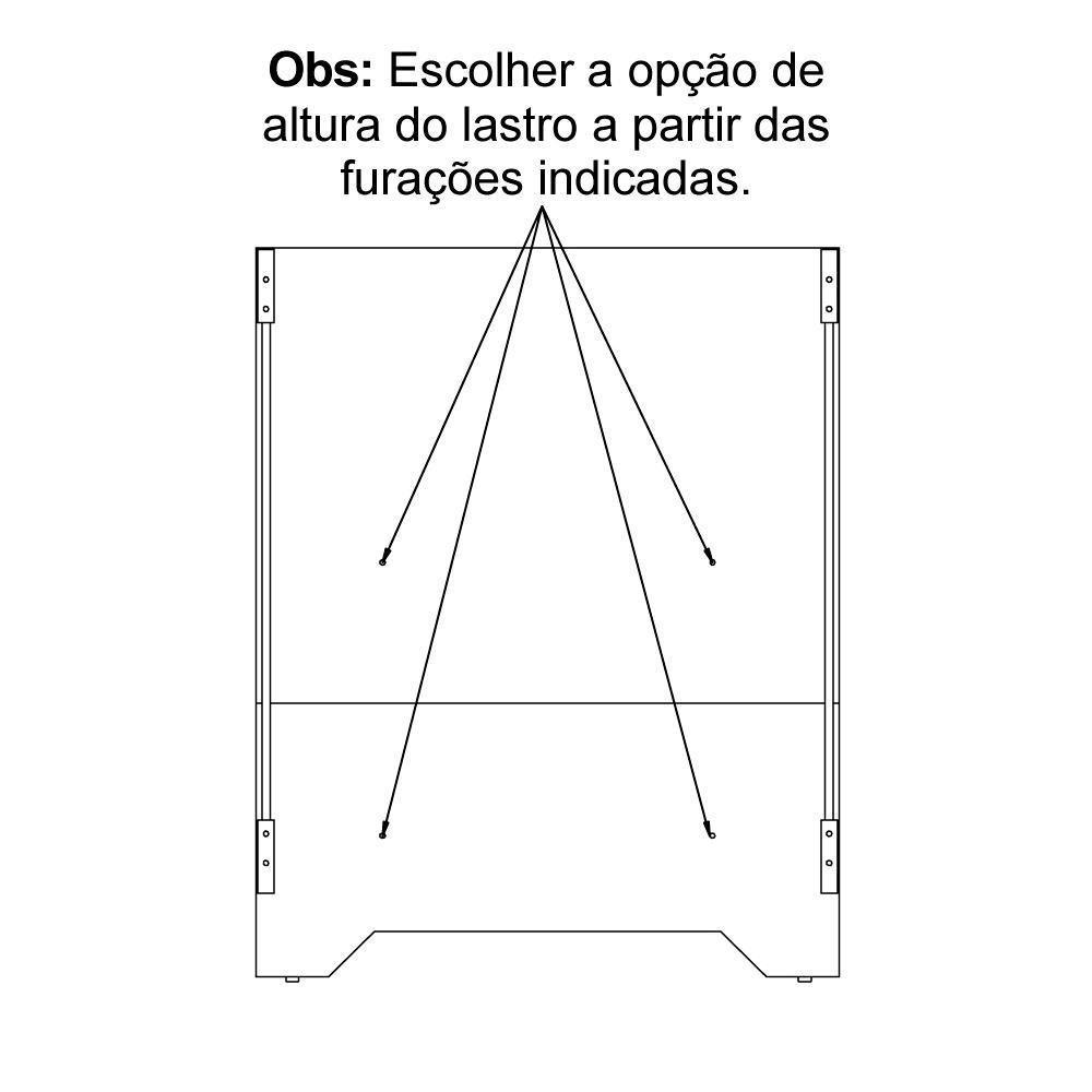 Berço Mini Cama 3 Em 1 Multifuncional 133x64 Cm Bbi51 Branco Dtall - 7