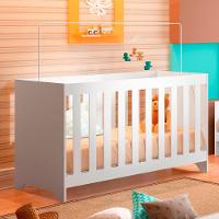 Berço Mini Cama 3 Em 1 Multifuncional 133x64 Cm Bbi51 Branco Dtall - 10