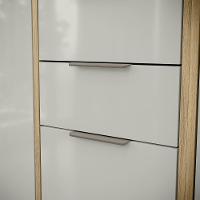 Balcao Pia Sem Tampo 120 Cm Glor Bgl02 Castanho Off White Mxm - 2