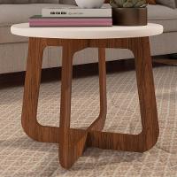 Mesa De Centro Para Sala De Estar 59 Cm 4498 Off White Cedro Arly - 2