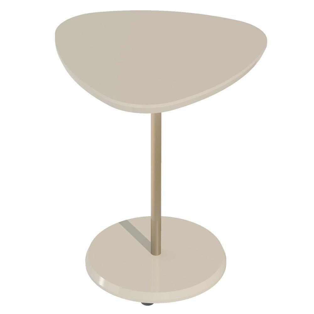 Mesa Apoio Alta Mdf Para Sala De Estar 51 Cm 4695 Off White Arly - 1
