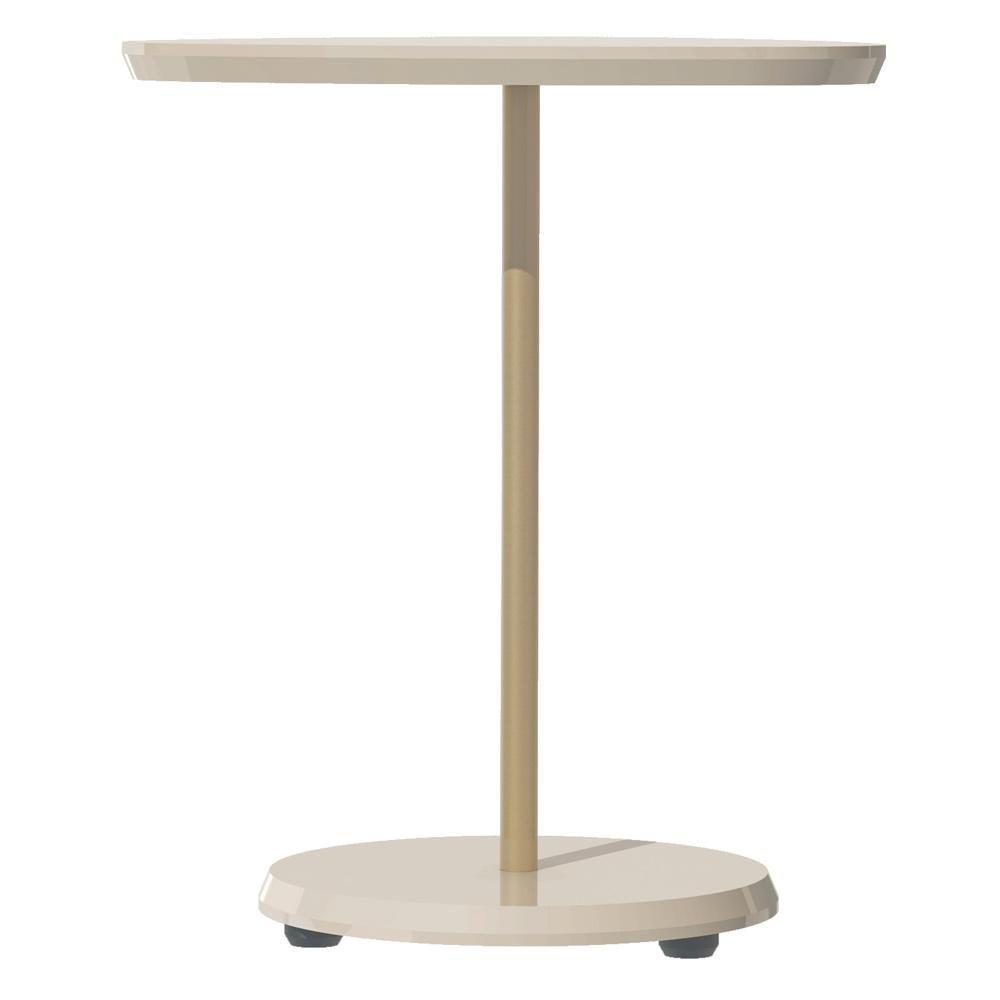 Mesa Apoio Alta Mdf Para Sala De Estar 51 Cm 4695 Off White Arly - 5