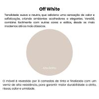 Mesa Apoio Alta Mdf Para Sala De Estar 51 Cm 4695 Off White Arly - 8