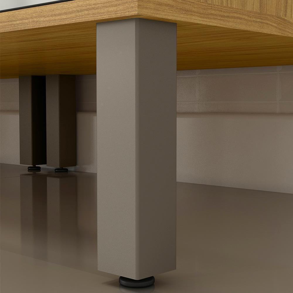 Balcao Com Tampo 80 Cm Mdp 2 Pt Vera Bve03 Marrocos Off White Mxm - 6