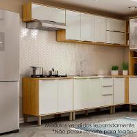 Balcao Com Tampo 80 Cm Mdp 2 Pt Vera Bve03 Marrocos Off White Mxm - 8