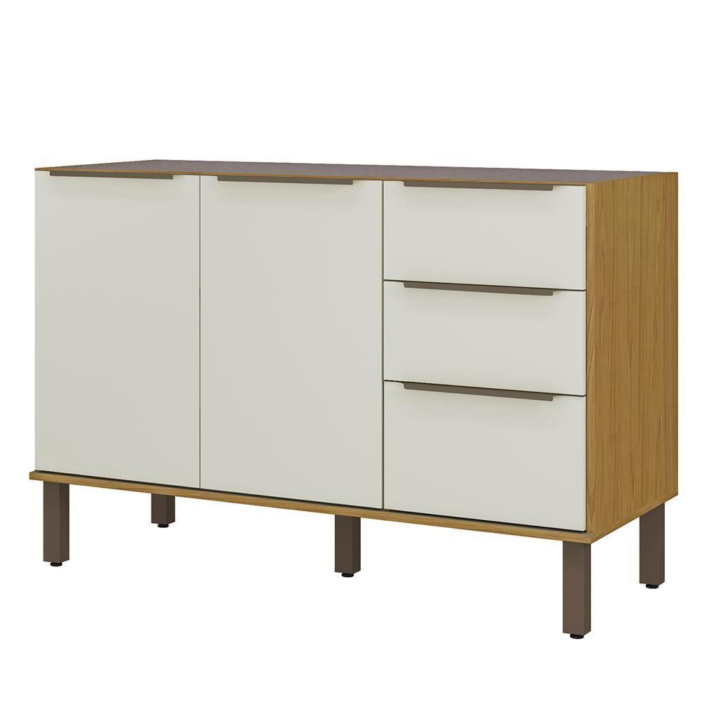 Balcao Pia Sem Tampo 120 Cm Vera Bve04 Marrocos Off White Mxm - 1