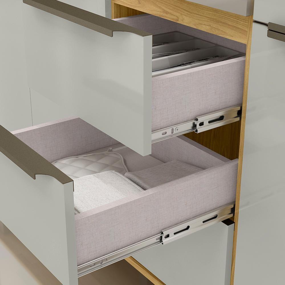 Balcao Pia Sem Tampo 120 Cm Vera Bve04 Marrocos Off White Mxm - 6