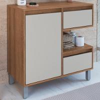 Gabinete Suspenso 1 Porta E 2 Gavetas 80 Cm Bl2001 Mell Arenas Faem Mell Arenas - 2