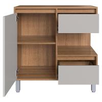 Gabinete Suspenso 1 Porta E 2 Gavetas 80 Cm Bl2001 Mell Arenas Faem Mell Arenas - 6