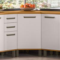 Balcao Canto Obliquo Tampo 80 Cm Cria J00159 Freijo Off White Pln Freijo Off White - 7