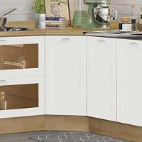 Balcao Obliquo Com Tampo 1 Porta 75 Cm Cd1015406 Branco Dtall - 2