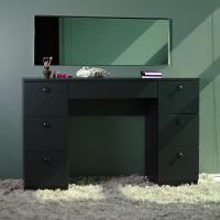 Penteadeira Escrivaninha 7 Gavetas 118 Cm Pe100 Preto Dtall - 5