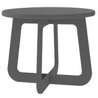 Mesa De Centro Para Sala De Estar 59 Cm 4439 Grafite Arly Grafite - 1