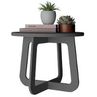 Mesa De Centro Para Sala De Estar 59 Cm 4439 Grafite Arly Grafite - 2