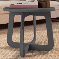 Mesa De Centro Para Sala De Estar 59 Cm 4439 Grafite Arly Grafite - 5