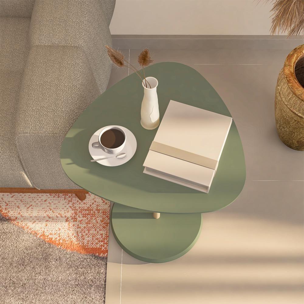 Mesa Apoio Alta Mdf Para Sala De Estar 51 Cm 4696 Menta Arly Menta - 4