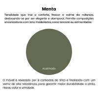 Mesa Apoio Alta Mdf Para Sala De Estar 51 Cm 4696 Menta Arly Menta - 3