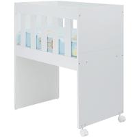 Mini Berço Moises Com Colchao E Rodizios Bbi54 Branco Dtall - 1