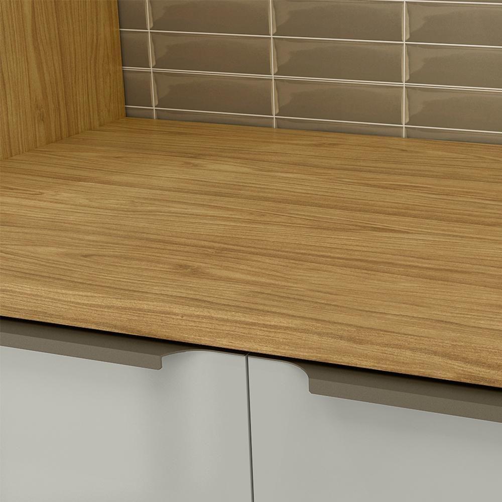 Balcao Com Tampo 40 Cm Mdp 1 Pt Vera Bve02 Marrocos Off White Mxm - 7