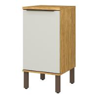 Balcao Com Tampo 40 Cm Mdp 1 Pt Vera Bve02 Marrocos Off White Mxm - 1