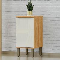 Balcao Com Tampo 40 Cm Mdp 1 Pt Vera Bve02 Marrocos Off White Mxm - 2