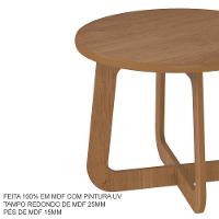 Mesa De Centro Para Sala De Estar 59 Cm 4670 Cinamomo Arly Cinamomo - 6