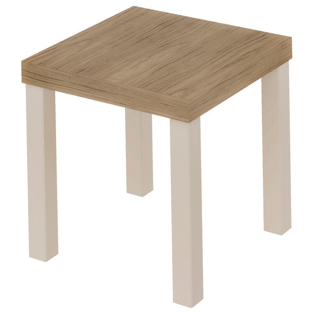 Mesa De Apoio Para Sala 45 Cm 4566 Carvalho Off White Arly Carvalho Off White - 1