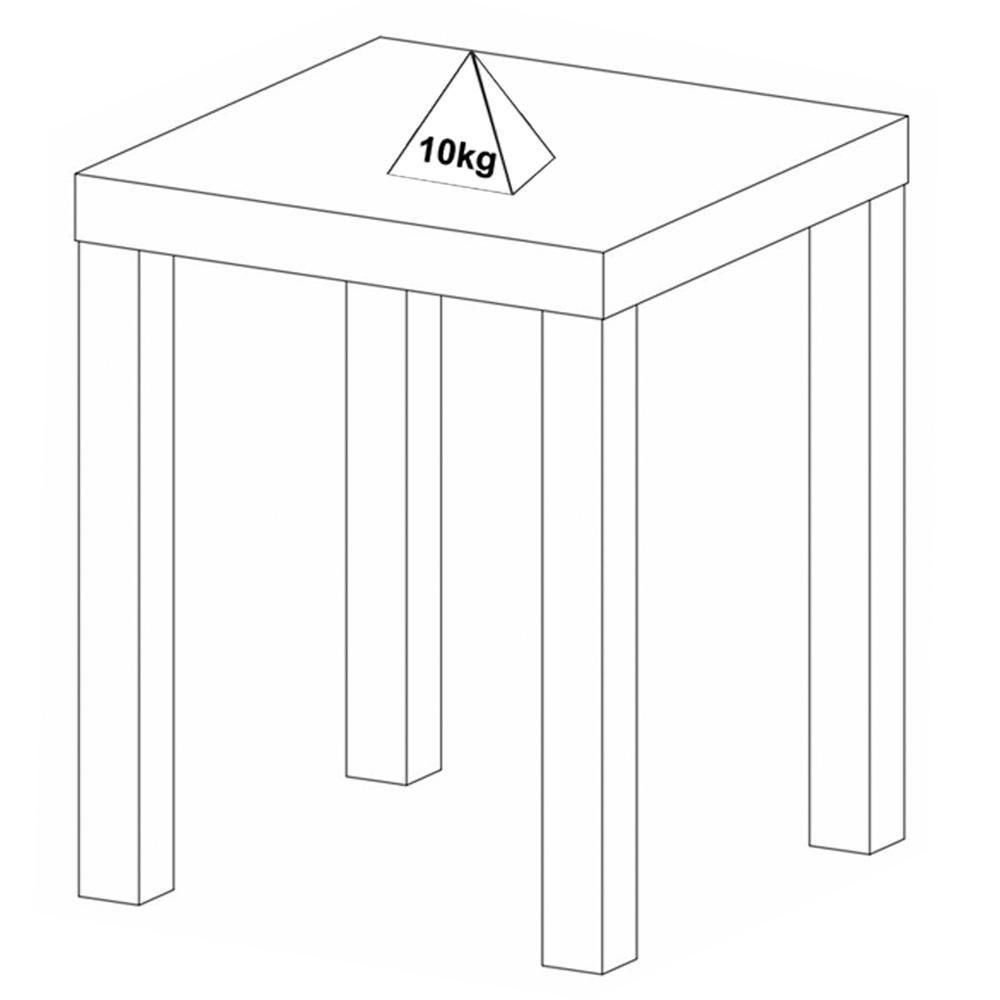 Mesa De Apoio Para Sala 45 Cm 4566 Carvalho Off White Arly Carvalho Off White - 5