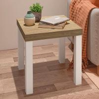 Mesa De Apoio Para Sala 45 Cm 4566 Carvalho Off White Arly Carvalho Off White - 3