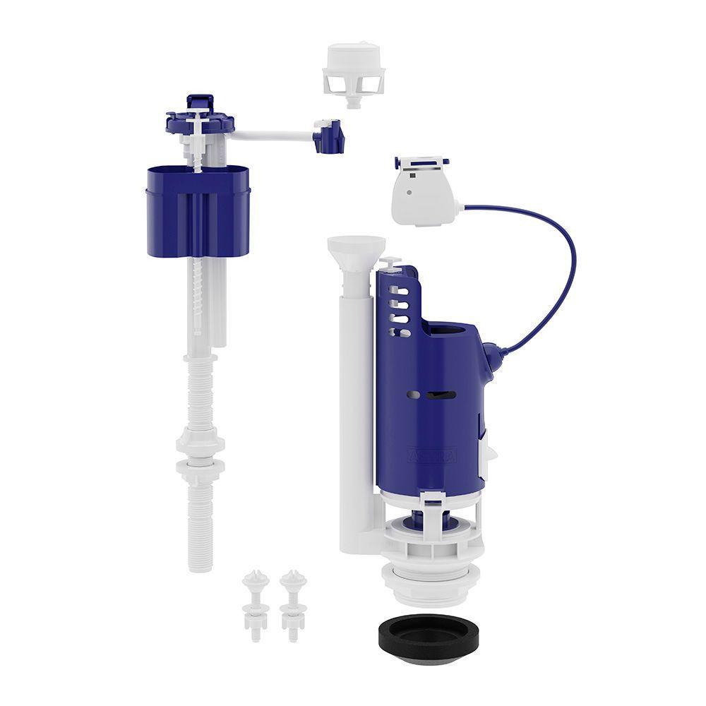 Mecanismo Completo Para Caixas Acopladas Universal Astra Mdu2-rp Acionamento Superior-lateral Duplo Branco - 1