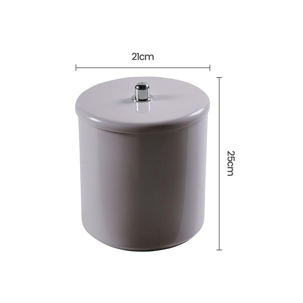 Lixeira Astra Ct4 6l Redonda Argila - 2