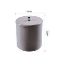 Lixeira Astra Ct4 6l Redonda Argila - 2