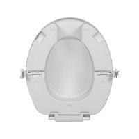 Assento Sanitário Elevado Astra Tae13t-k Com Tampa E Trava 16,5cm Almofadado Branco - 5