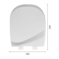 Assento Sanitário Plástico Astra Ttp-sc Soft Close Branco - 6