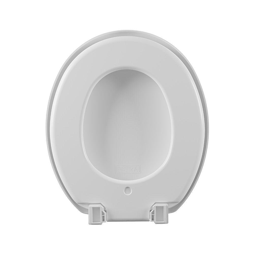 Assento Sanitário Plástico Astra Tpk2-as Almofadado Branco - 5