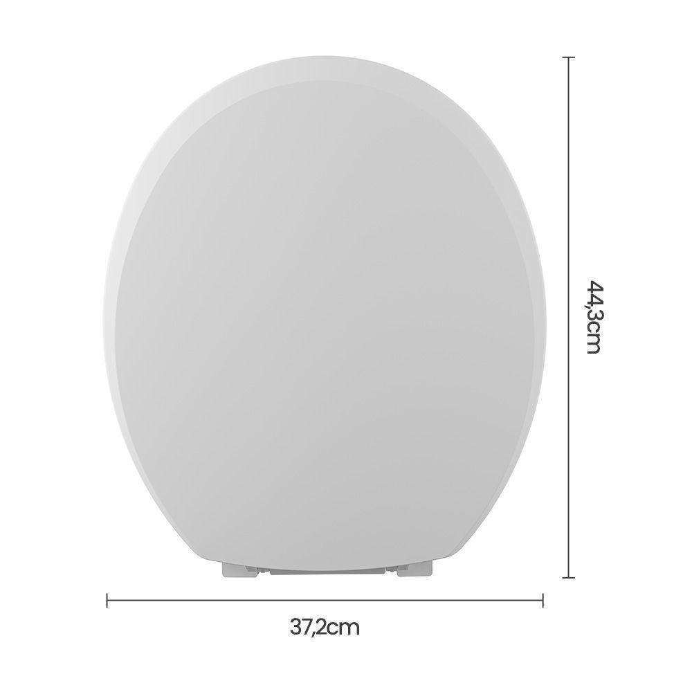 Assento Sanitário Plástico Astra Tpk2-as Almofadado Branco - 6
