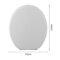 Assento Sanitário Plástico Astra Tpk2-as Almofadado Branco - 6