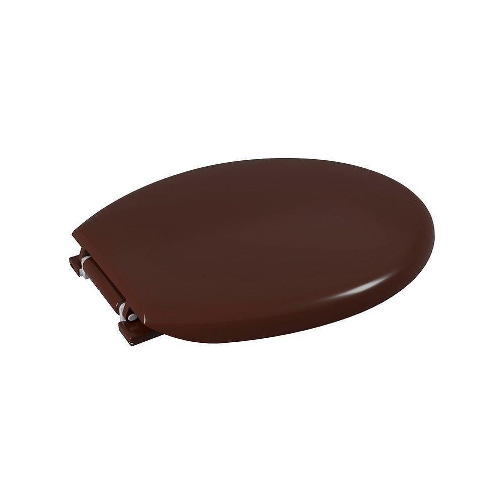 Assento Sanitário Plástico Astra Tpk-as Almofadado Marrom - 1