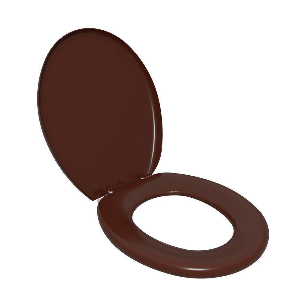 Assento Sanitário Plástico Astra Tpk-as Almofadado Marrom - 2